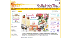 Desktop Screenshot of gottahavethat.com